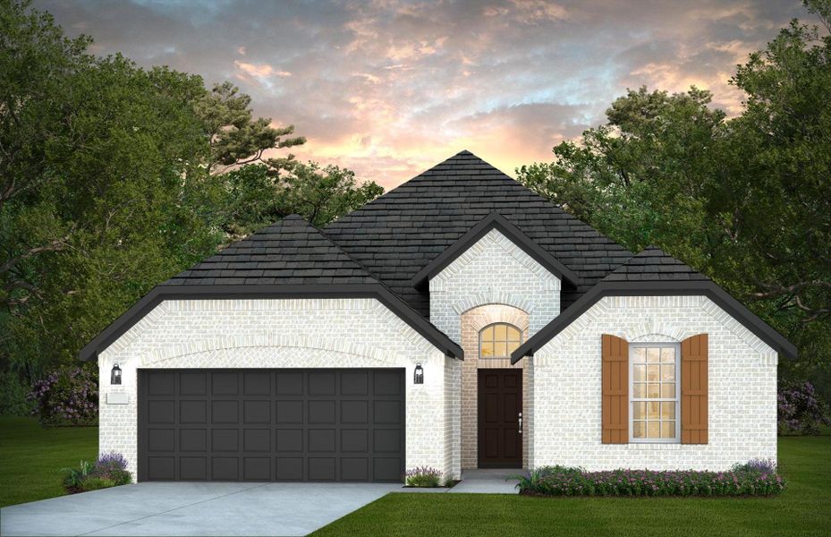 Representative exterior photo of a completed home built from the McKinney by Pulte Homes in Davis Ranch, San Antonio, TX (Image 19).