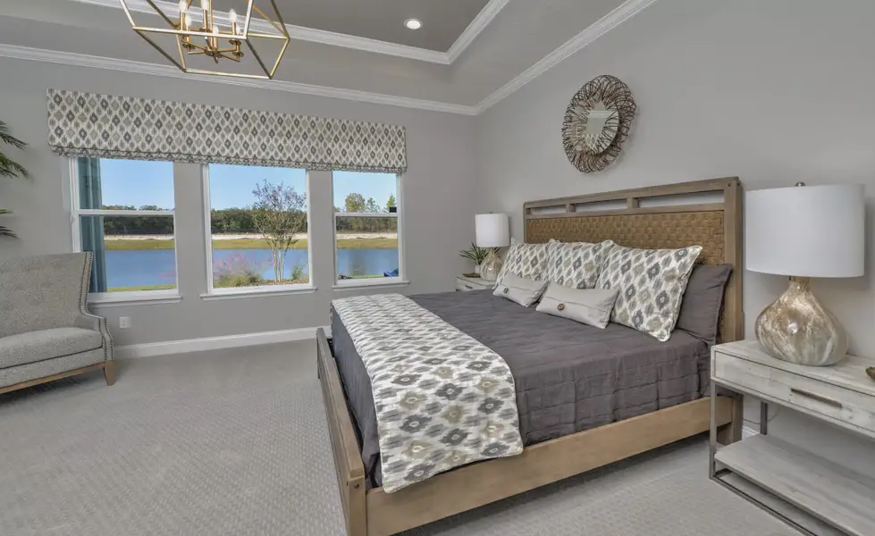 Furnished interior view inside a new home in SilverLeaf, St. Augustine (Image 17). Furnished interior view inside a new home in SilverLeaf, St. Augustine (Image 17).
