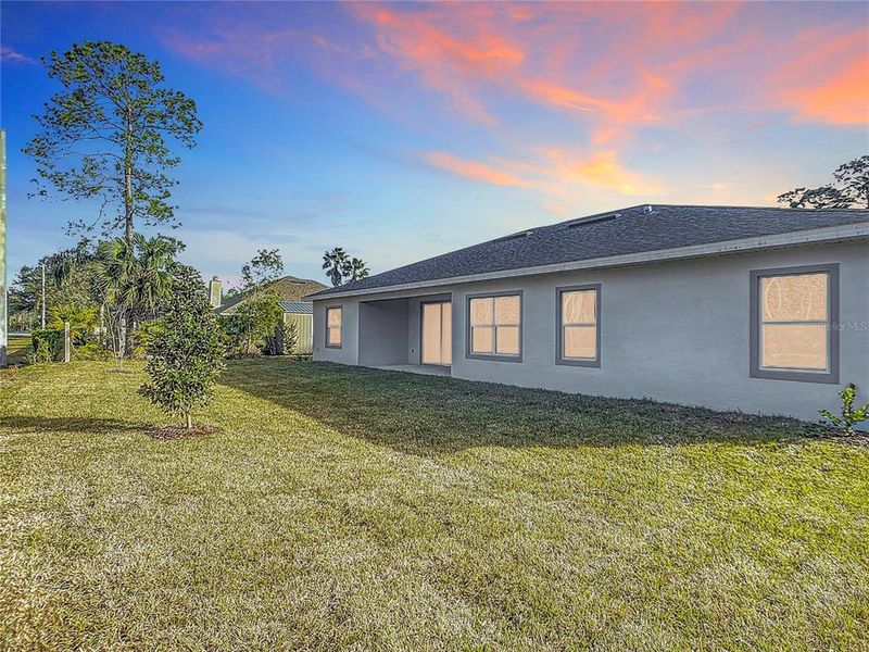 Exterior details and patio area of a home in , Palm Coast (Image 3). Exterior details and patio area of a home in , Palm Coast (Image 3).
