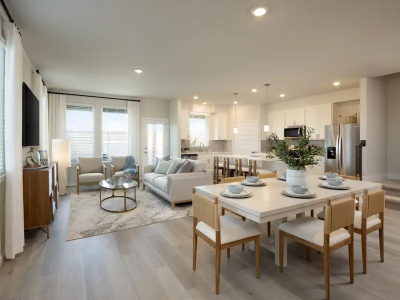 Furnished interior view inside a new home in Parkway Commons - City Series, Missouri City (Image 4).