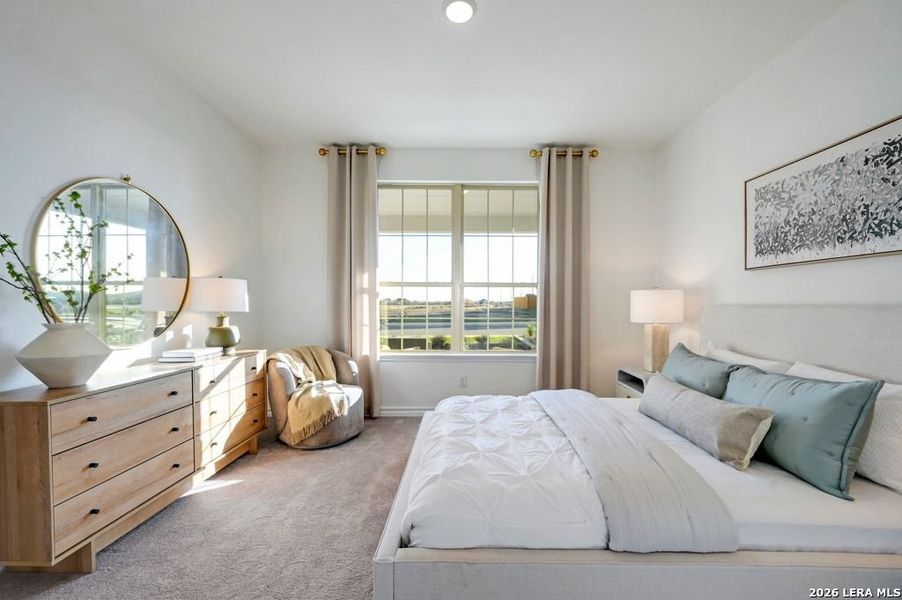 Furnished interior view inside a new home in Nopal Valley, San Antonio (Image 14).