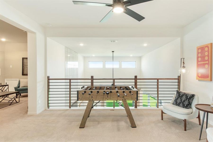 Furnished interior view inside a new home in Willow Wood, McKinney (Image 29).