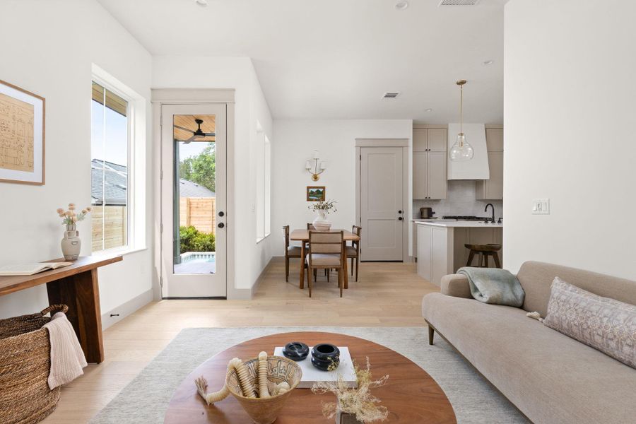 Furnished interior view inside a new home in , Austin (Image 14).