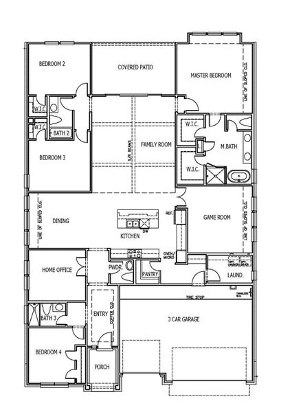 2D floor plan layout of this home in East View Farms, Georgetown, TX (Image 2). 2D floor plan layout of this home in East View Farms, Georgetown, TX (Image 2).