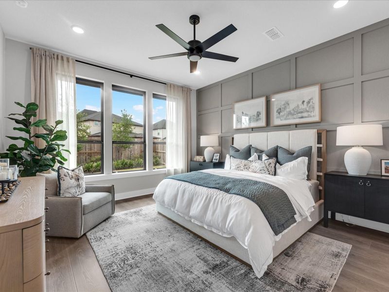 Furnished interior view inside a new home in Tompkins Reserve, Katy (Image 14).