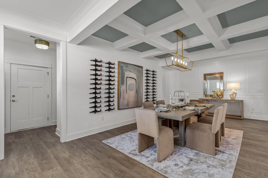 Representative furnished interior of a home built from the The Boardwalk by Chesapeake Homes in Coastal Club of the Carolinas, Calabash (Image 46).