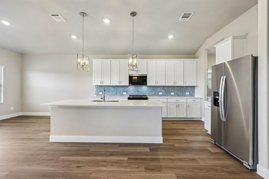 Furnished interior view inside a new home in Lakehaven - Premier Series, Farmersville (Image 15).