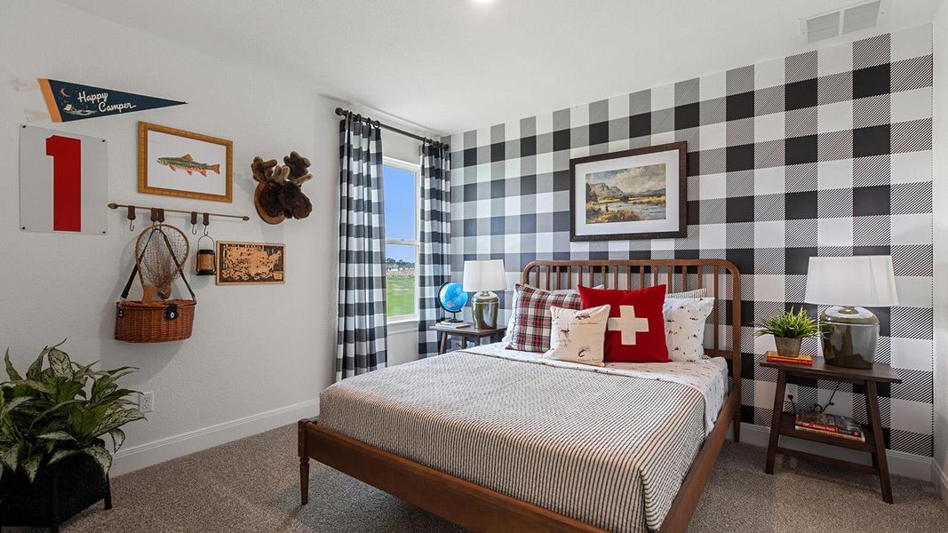 Furnished interior view inside a new home in Railhead, Cedar Creek (Image 23). Furnished interior view inside a new home in Railhead, Cedar Creek (Image 23).