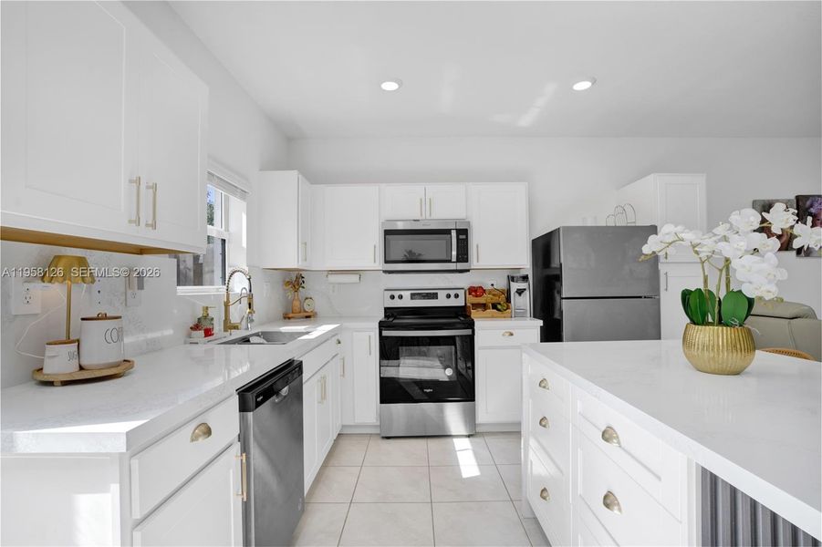 Furnished interior view inside a new home in Sebastian Isles, Florida City (Image 13).