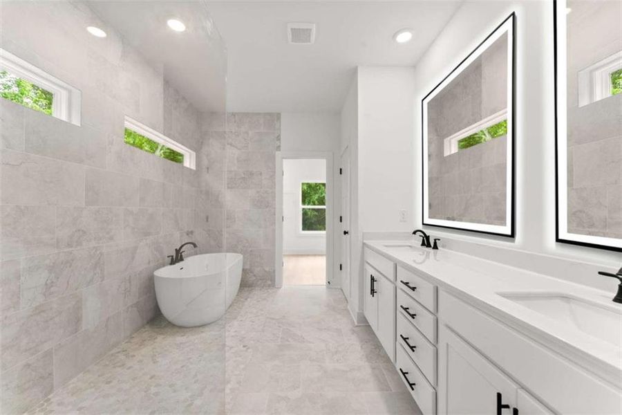 Furnished interior view inside a new home in , Maysville (Image 5).