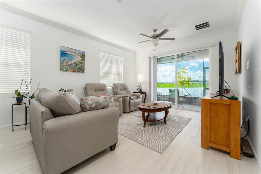 Furnished interior view inside a new home in Prosperity Lakes Active Adult, Parrish (Image 6).