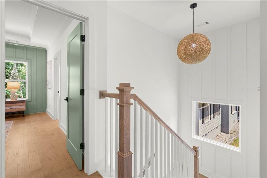 Furnished interior view inside a new home in , Atlanta (Image 27).