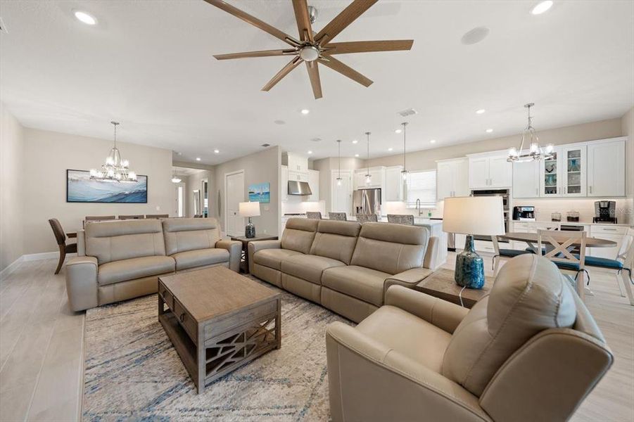 Furnished interior view inside a new home in Esplanade at Artisan Lakes, Palmetto (Image 27).
