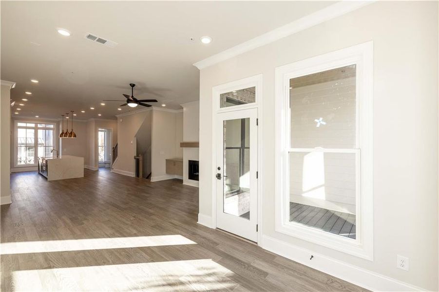 Spacious, unfurnished interior of a new home in Byers Park, Alpharetta (Image 18).