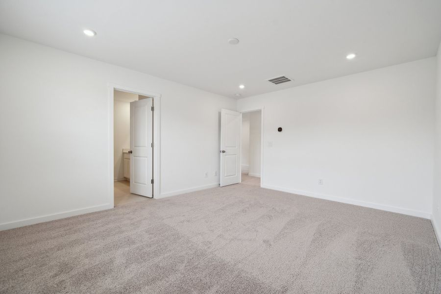 A room with white walls.