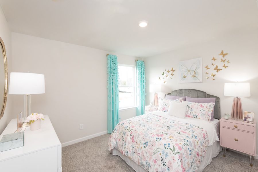 Furnished interior view inside a new home in Vines at Mill Creek - Estate Series, Braselton (Image 15).
