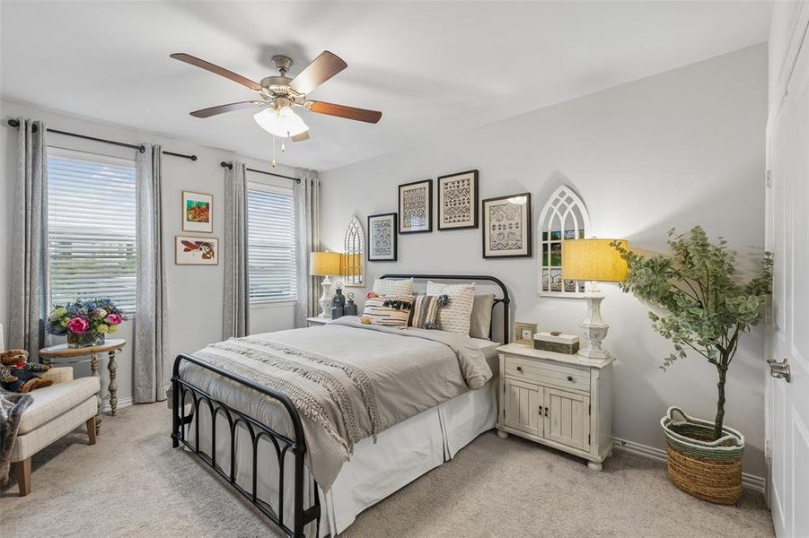 Furnished interior view inside a new home in Gatherings® at Twin Creeks, Allen (Image 29).