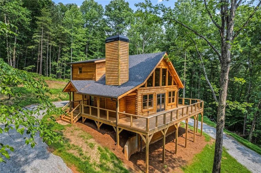 Front exterior of a new home in , Ball Ground, GA, highlighting curb appeal (Image 22). Front exterior of a new home in , Ball Ground, GA, highlighting curb appeal (Image 22).