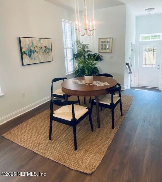 Furnished interior view inside a new home in , Jacksonville (Image 3).