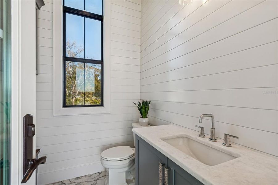 Exterior details and patio area of a home in , Tampa (Image 29).