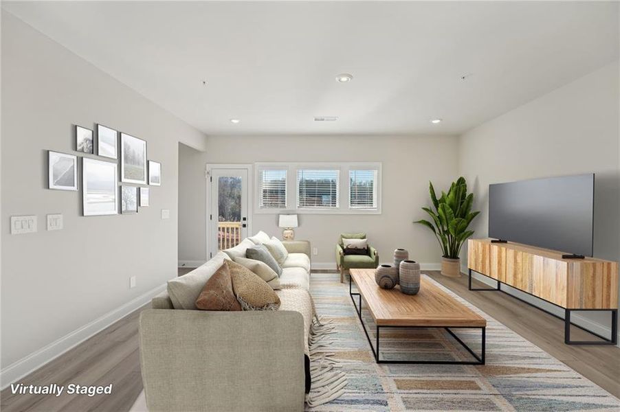 Furnished interior view inside a new home in , Cumming (Image 14).