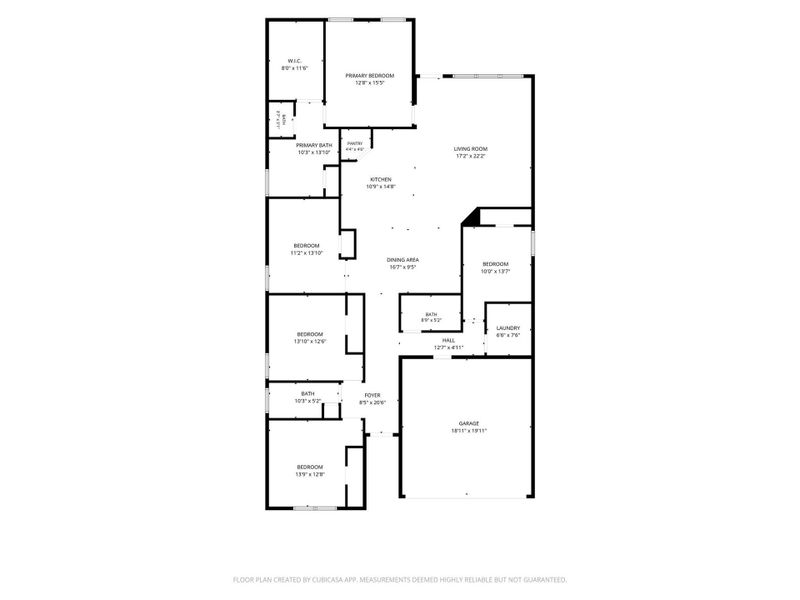 2D floor plan layout of this home in , Rosharon, TX (Image 4).
