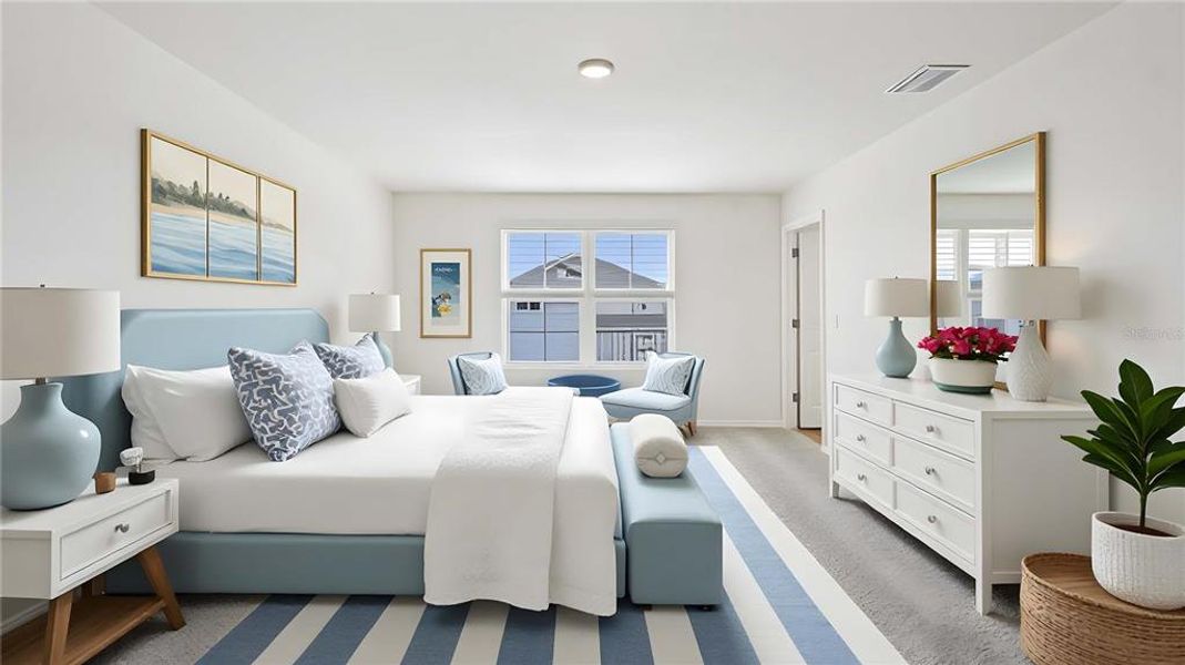 Furnished interior view inside a new home in Briarwood, Alachua (Image 11).