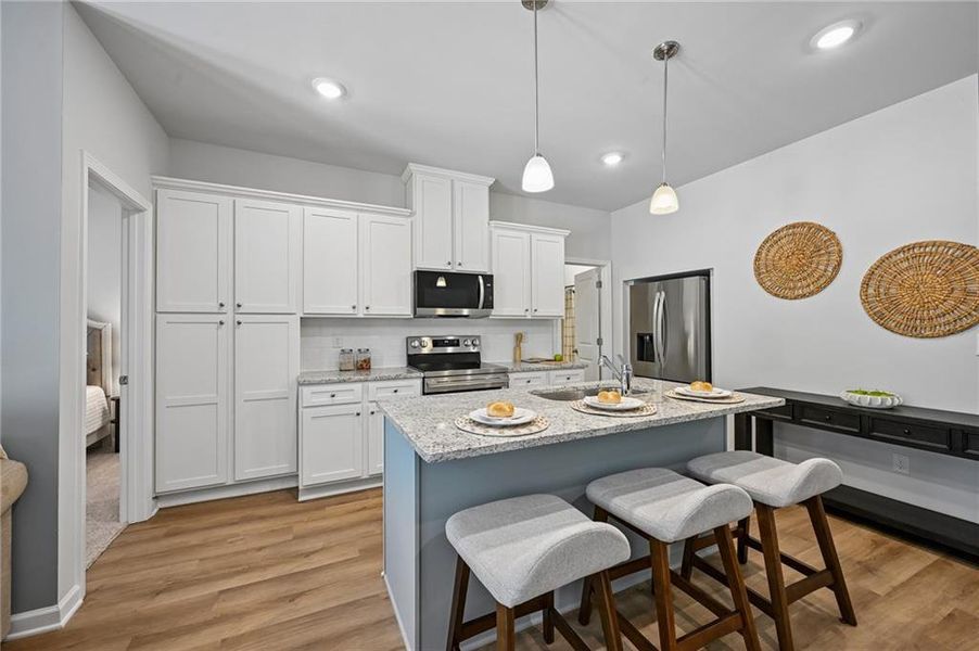 Furnished interior view inside a new home in , Lithonia (Image 7).