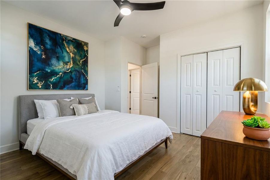 Furnished interior view inside a new home in , Powder Springs (Image 21).