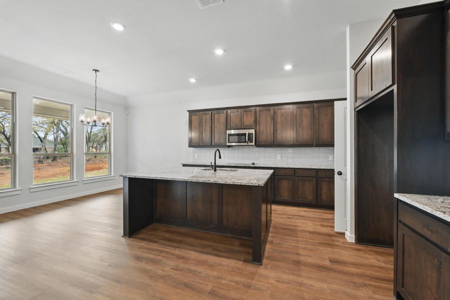 Representative furnished interior of a home built from the McKinley II by Cheldan Homes in Terra Vista Estates, Springtown (Image 14).