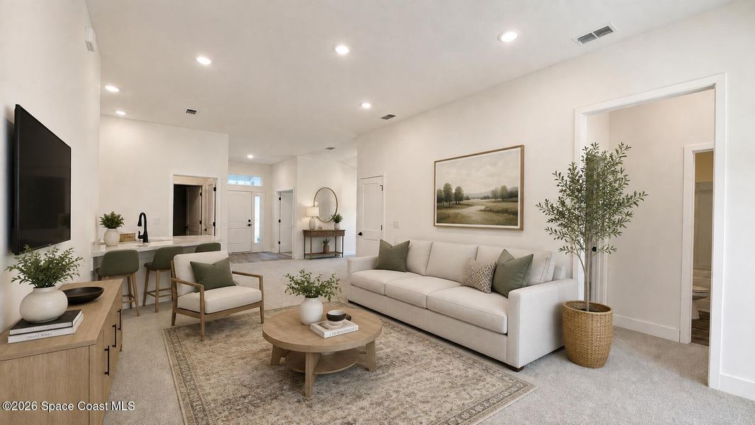 Furnished interior view inside a new home in Palm Bay, Palm Bay (Image 8).