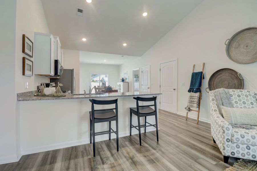 Representative furnished interior of a home built from the Marquis II by Great Southern Homes in Stillpointe, Sumter (Image 6). Representative furnished interior of a home built from the Marquis II by Great Southern Homes in Stillpointe, Sumter (Image 6).