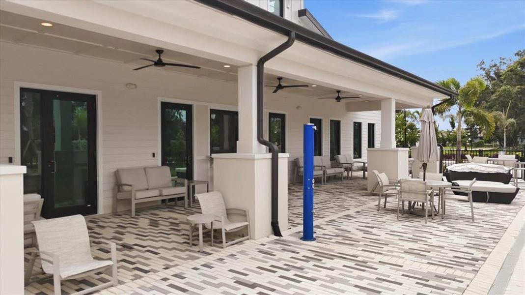 Exterior details and patio area of a home in , Parrish (Image 4).