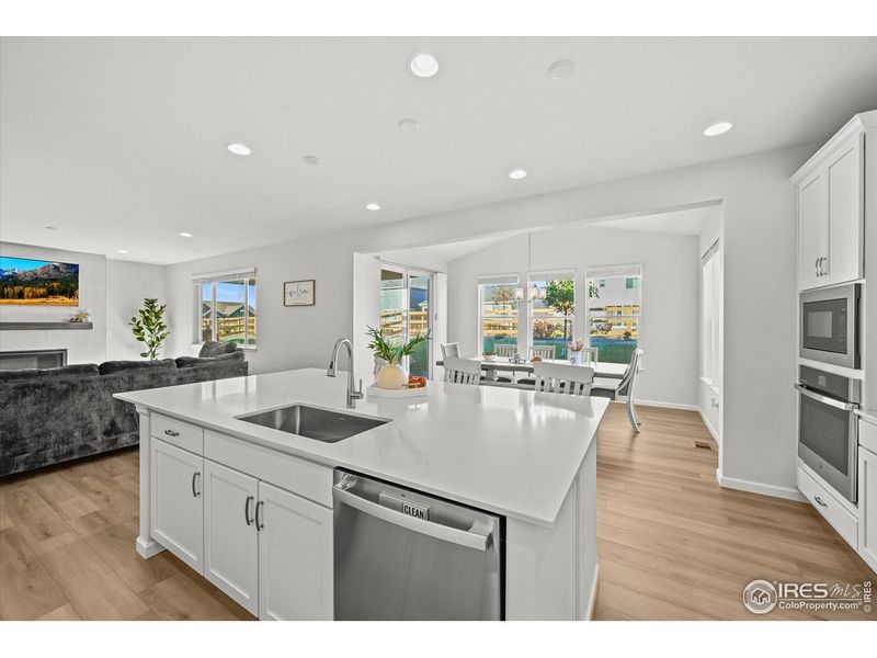 Furnished interior view inside a new home in Prairie Song, Windsor (Image 9).
