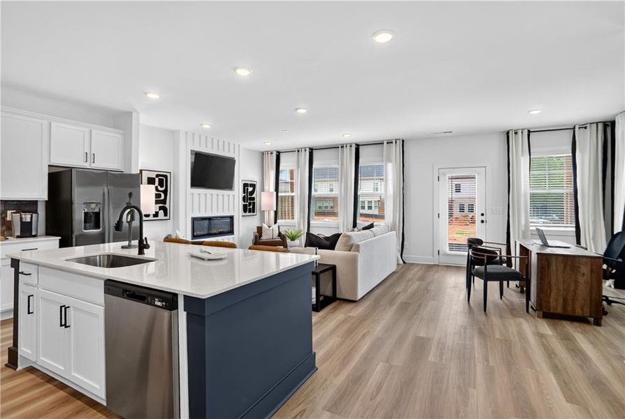 Furnished interior view inside a new home in Governors Parc, Kennesaw (Image 6).