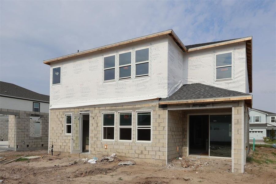 In-progress construction of a new home in Estates at Rivercrest, Sanford, FL (Image 13).
