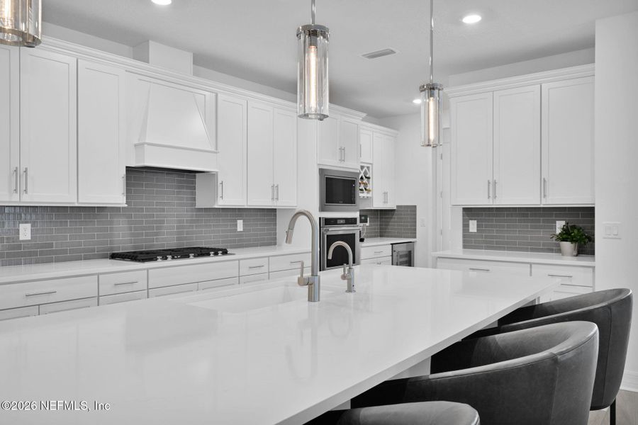 Furnished interior view inside a new home in , Jacksonville (Image 18).