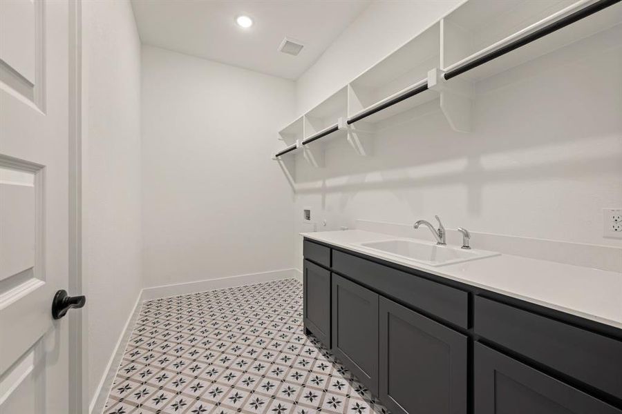 Furnished interior view inside a new home in Rolling Creek Ranch, Aledo (Image 16).