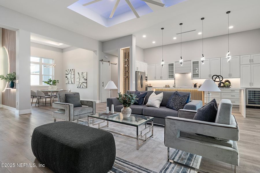 Furnished interior view inside a new home in , Palm Coast (Image 6). Furnished interior view inside a new home in , Palm Coast (Image 6).