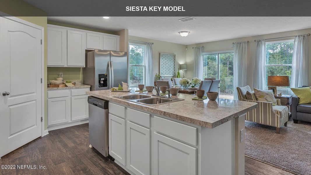 Furnished interior view inside a new home in Willow Springs, Green Cove Springs (Image 4).