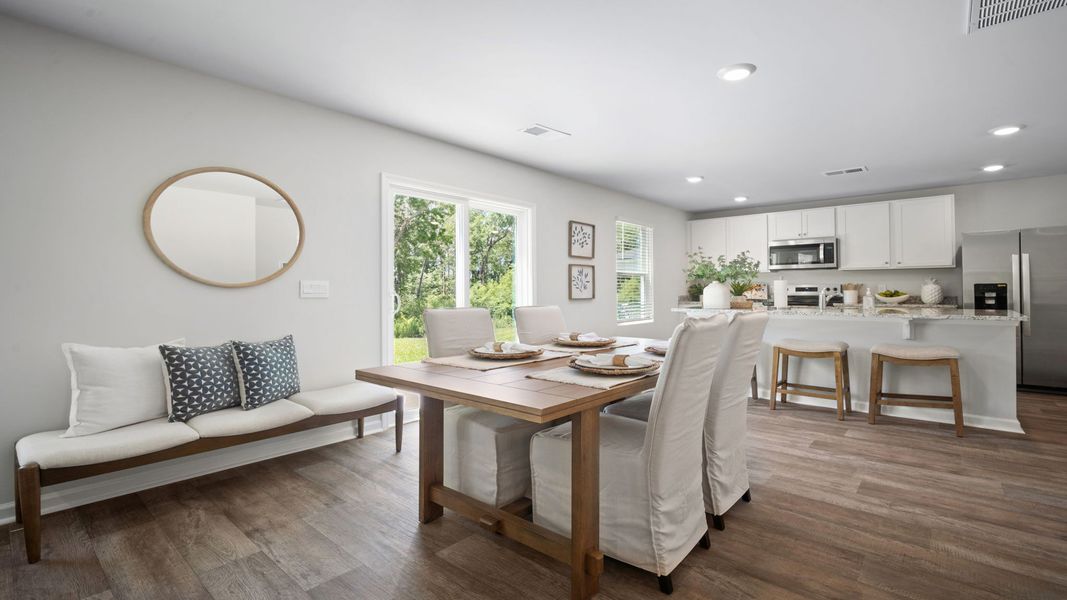 Furnished interior view inside a new home in Holly Oaks, Statesboro (Image 14).