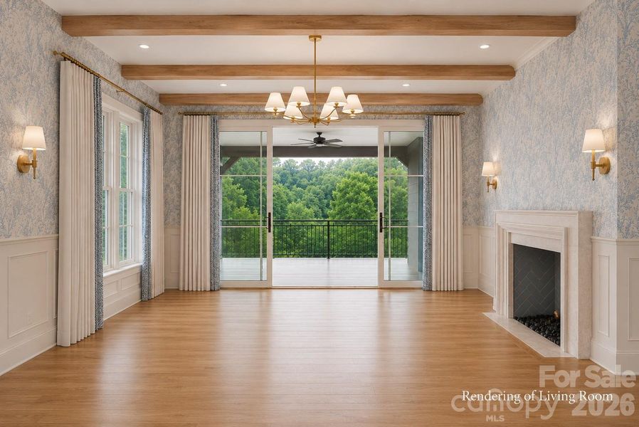 Design Living Room Rendering