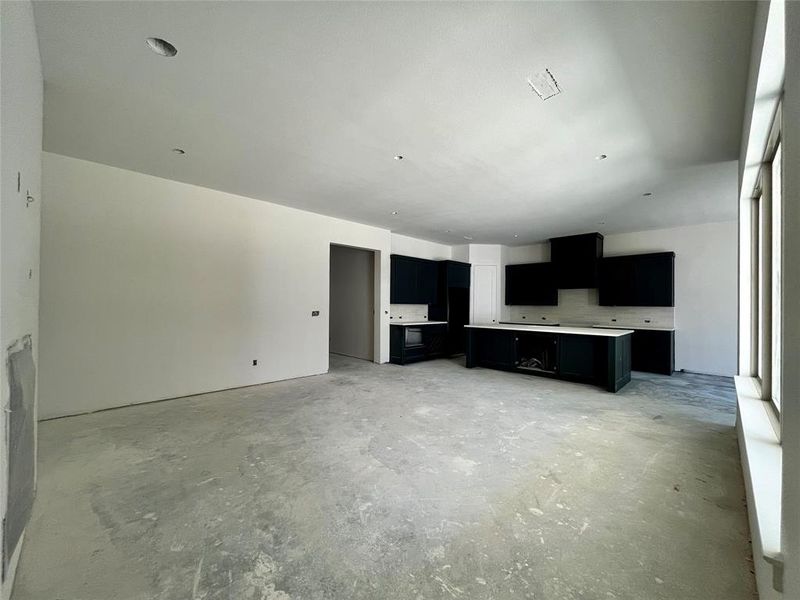 View of unfurnished living room