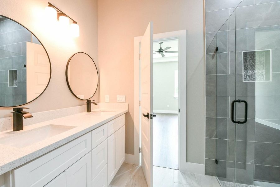 Furnished interior view inside a new home in , Livingston (Image 12).