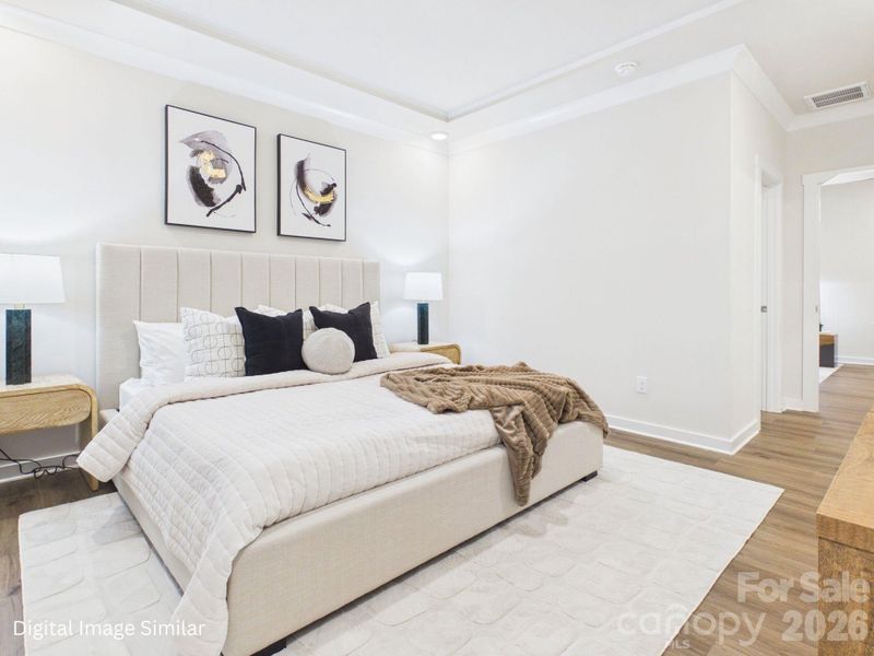 Furnished interior view inside a new home in , Charlotte (Image 14).