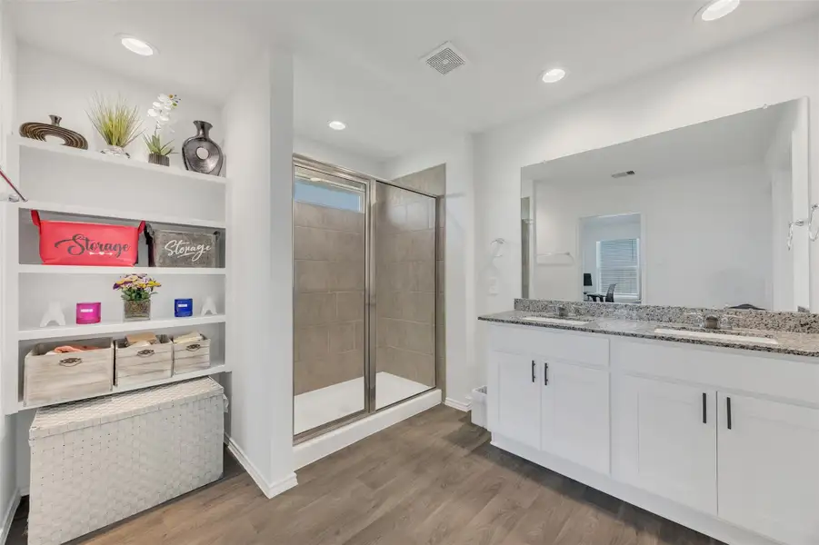 Furnished interior view inside a new home in Westward Pointe, Sealy (Image 12). Furnished interior view inside a new home in Westward Pointe, Sealy (Image 12).