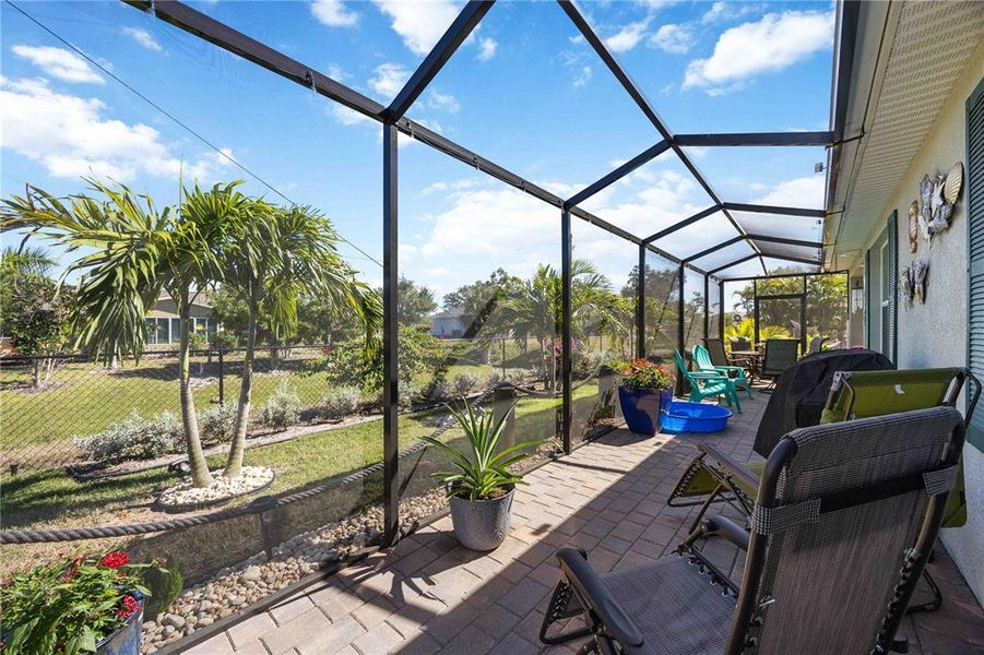 Exterior details and patio area of a home in Burnt Store Village, Punta Gorda (Image 3).