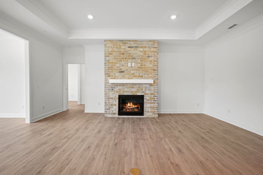 Spacious, unfurnished interior of a new home in Carolina Riverside, Belmont (Image 64).