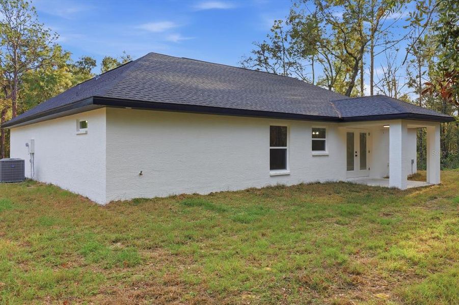 Exterior details and patio area of a home in , Inverness (Image 25).