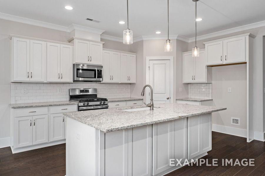 Representative furnished interior of a home built from the The Rockford D by Davidson Homes LLC in The Reserve at Potranco Oaks, Castroville (Image 7).